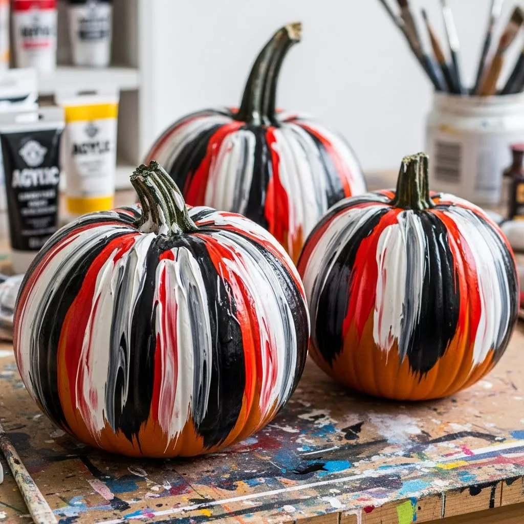 Abstract Artist Set pumpkins painting ideas