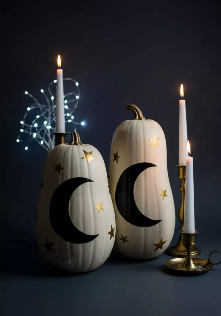 Celestial Night Pumpkins painting ideas
