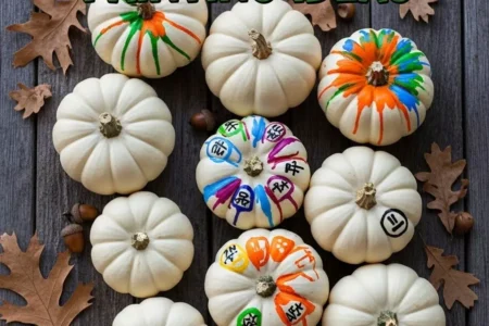 White Pumpkin Painting Ideas: Unique Designs for Autumn Crafts