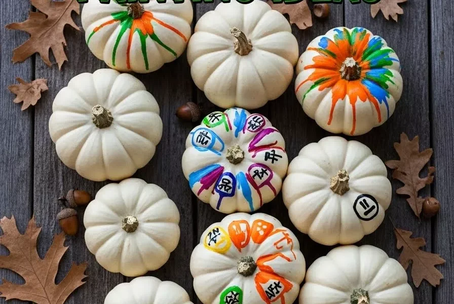White Pumpkin Painting Ideas: Unique Designs for Autumn Crafts