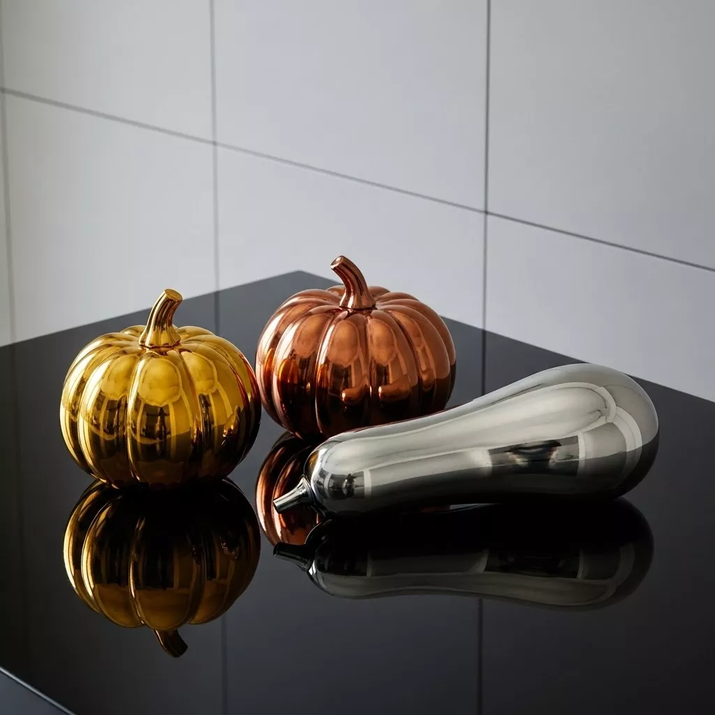 Metallic Magic Trio Pumpkins painting ideas